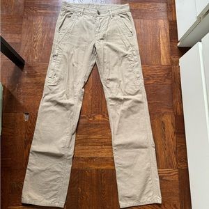 Dolce&Gabbana cargo pants in beige color y2k style size 32, fits M